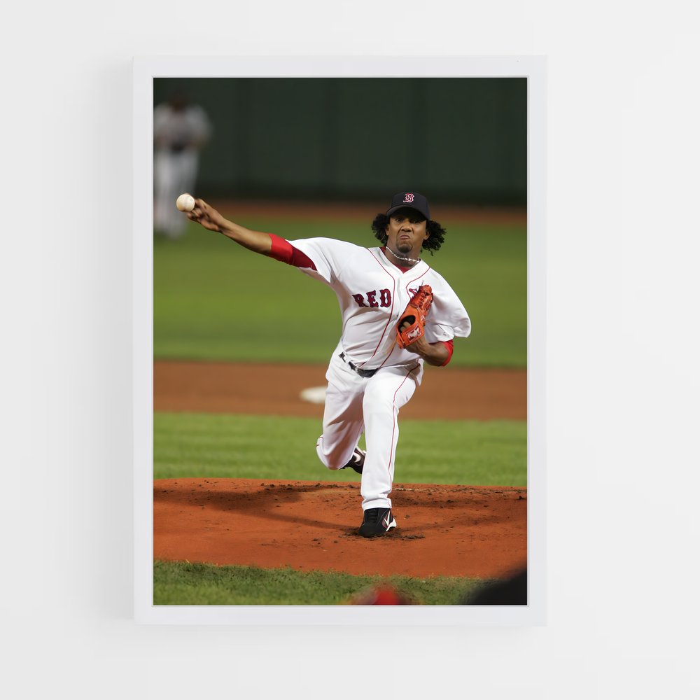 Poster Pedro match – affiche Baseball (vue 3)